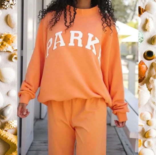Thea | Damen Strick-Sweatshirt mit Stehkragen, Varsity-Buchstaben-Pullover | Nomadnts | Nomadnts
