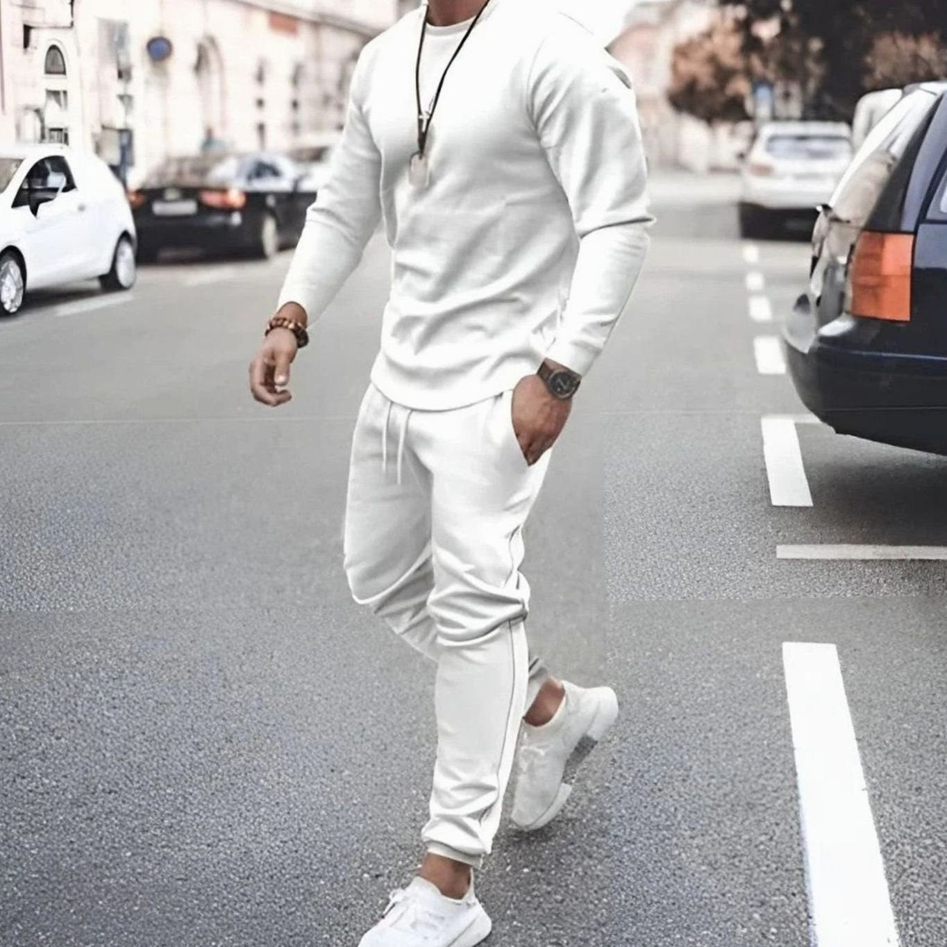 Theodor | Herren Trainingsanzug mit Langarm, Zweiteiler Jogger Set | Nomad NTS