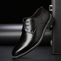 Thomas | Herren Schnürschuhe mit Brogue-Details, Elegante Businessschuhe | Nomad NTS | Schwarz