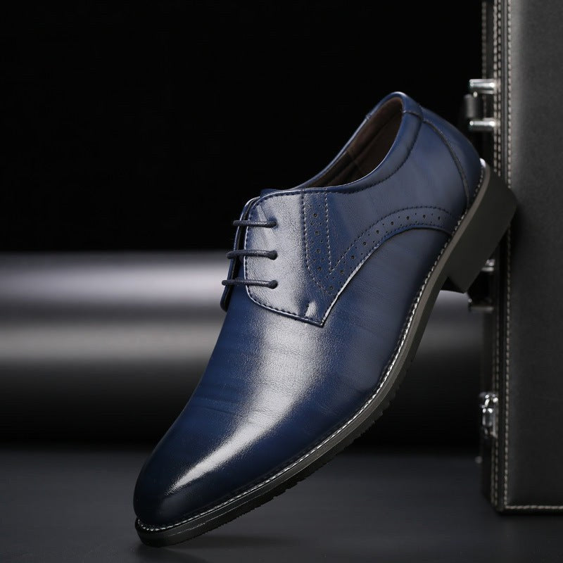 Thomas | Herren Schnürschuhe mit Brogue-Details, Elegante Businessschuhe | Nomad NTS | Braun