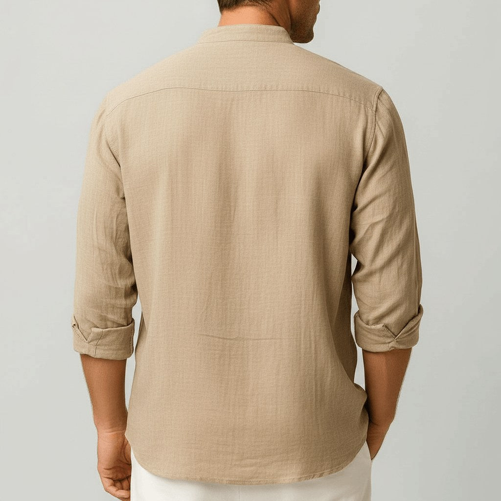 Tomasz | Herren Leinen Hemd mit klassischem Kragen, Elegantes Sommer Hemd | Nomad NTS