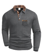 Torsten | Herren-Poloshirt mit Karomuster, Klassisches Karomuster-Poloshirt | Nomad NTS | Zwart