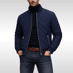 Tristan | Herren-Steppjacke, leichter Herbstmantel | Nomadnts | Dunkelblau