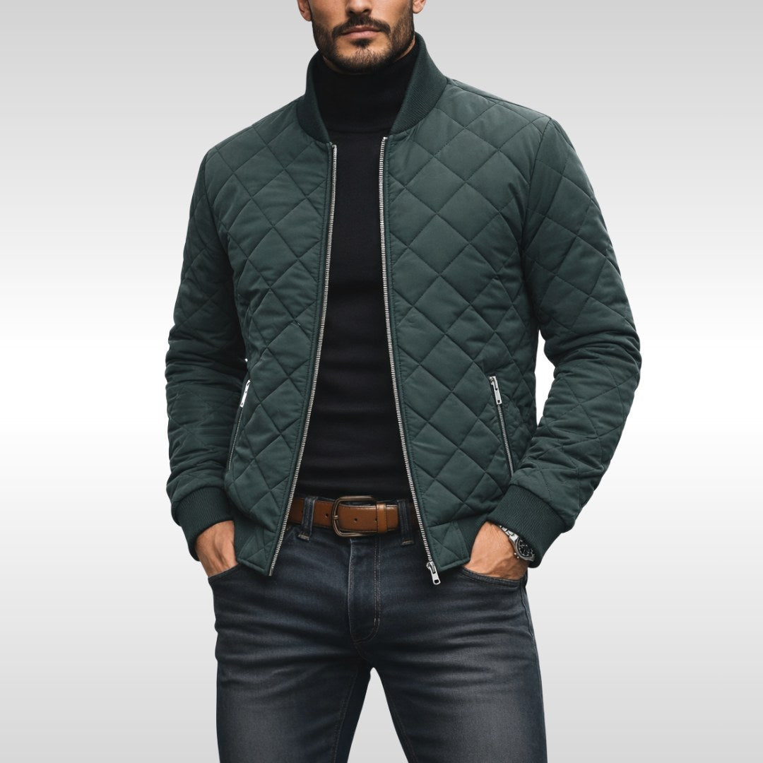 Tristan | Herren-Steppjacke, leichter Herbstmantel | Nomadnts | Türkis