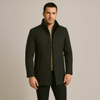 Tucker | Taillierter Herren-Trenchcoat aus Wollmix, klassischer eleganter Mantel | Nomadnts