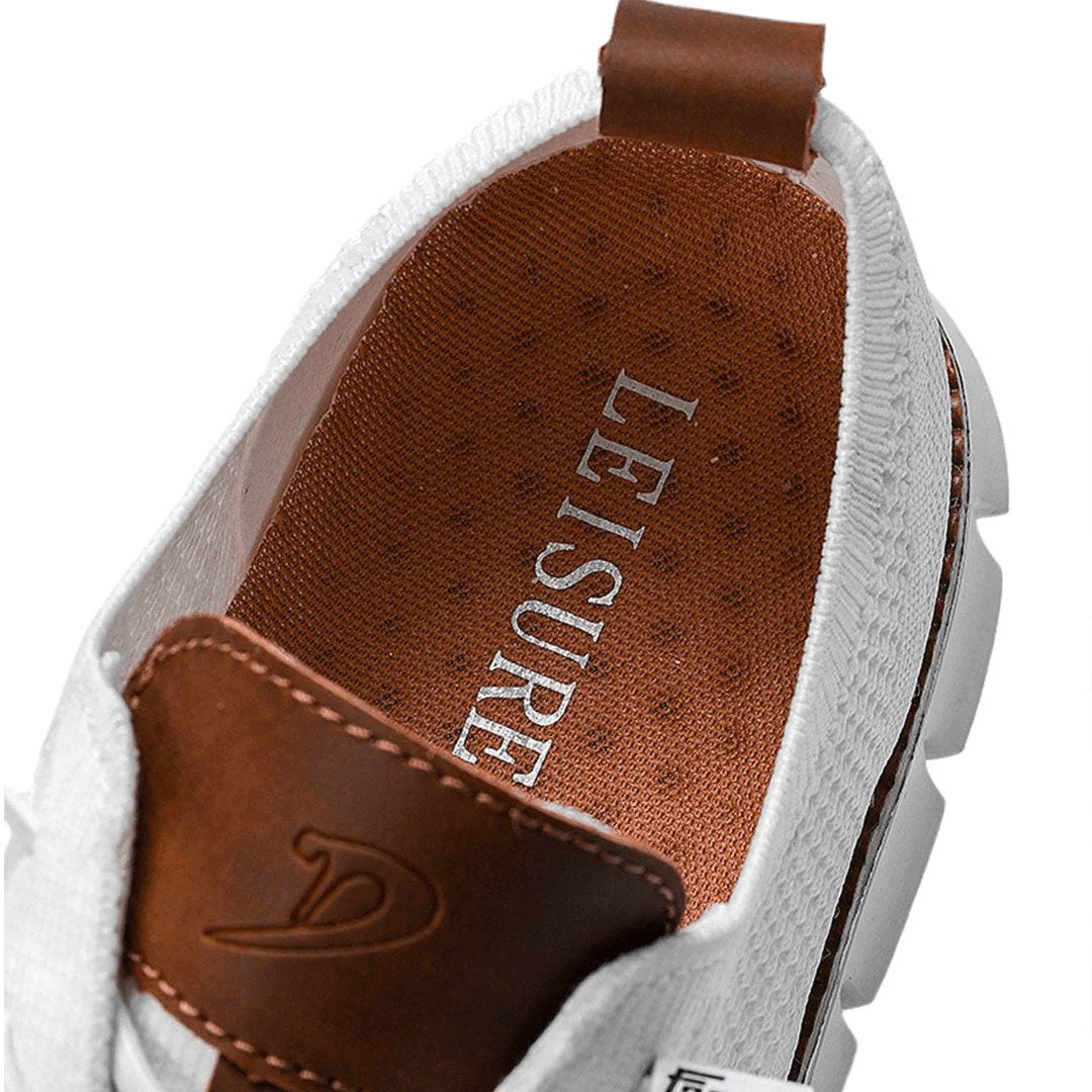 Ulrich | Herren Atmungsaktive Alltags-Schuhe, Komfort-Schuhe für den täglichen Gebrauch | Nomad NTS | White