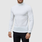 Uwe | Herren-Rollkragenpullover mit schlanker Passform, eleganter Herbst-Pullover | Nomad NTS | White