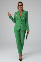 Valerie | Damen tailliert geschnittener Blazer-Anzug, Hosenanzug mit hoher Taille | Nomadnts | Nomadnts