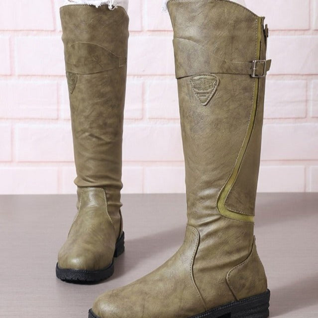 Violet | Damen wasserdichte Stiefel, praktische Alltagsstiefel | Nomadnts | Green