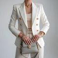 Vivienne | Damen zweireihiger Blazer, Blazer-Anzug mit Reverskragen | Nomadnts | Nomadnts