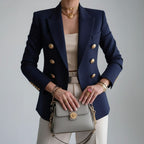Vivienne | Damen zweireihiger Blazer, Blazer-Anzug mit Reverskragen | Nomadnts | Nomadnts