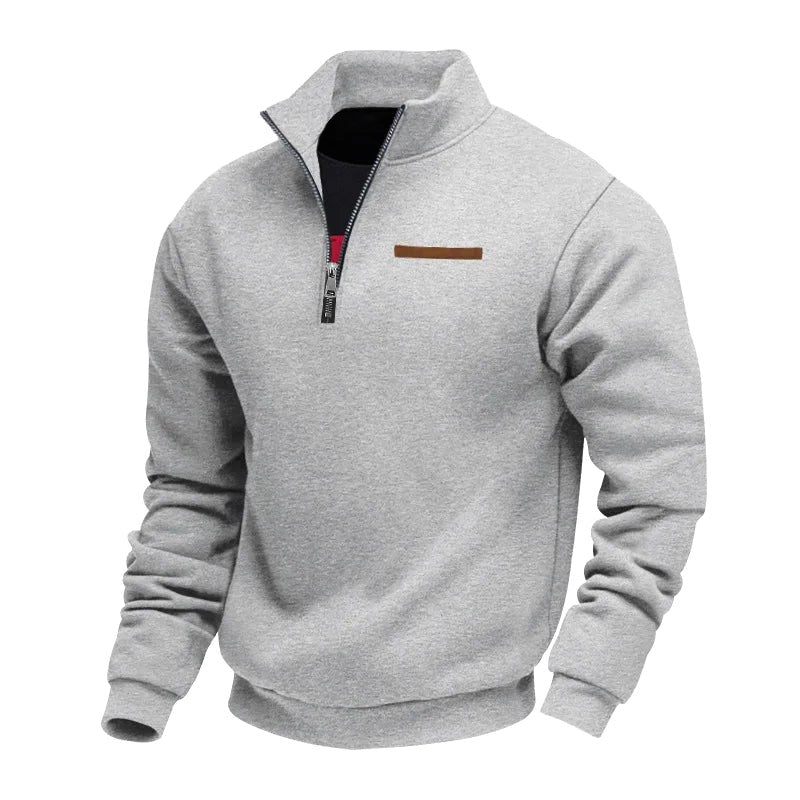 Waldemar | Herrenpullover aus Fleece, Casual Herren-Sweatshirt | Nomad NTS | Beige