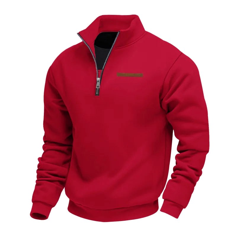 Waldemar | Herrenpullover aus Fleece, Casual Herren-Sweatshirt | Nomad NTS | Grijs