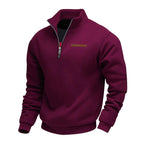Waldemar | Herrenpullover aus Fleece, Casual Herren-Sweatshirt | Nomad NTS | Bourgondië
