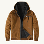 Wesley | Herrenjacke mit Kapuze und Fleece-Futter, warmer Wintermantel | Nomadnts