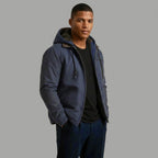 Wesley | Herrenjacke mit Kapuze und Fleece-Futter, warmer Wintermantel | Nomadnts