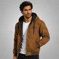 Wesley | Herrenjacke mit Kapuze und Fleece-Futter, warmer Wintermantel | Nomadnts