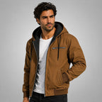 Wesley | Herrenjacke mit Kapuze und Fleece-Futter, warmer Wintermantel | Nomadnts