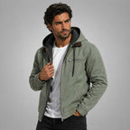 Wesley | Herrenjacke mit Kapuze und Fleece-Futter, warmer Wintermantel | Nomadnts
