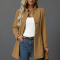 Yvonne | Damen Button-Down A-Linien-Mantel, Herbstmantel mit Stehkragen | Nomadnts | Nomadnts